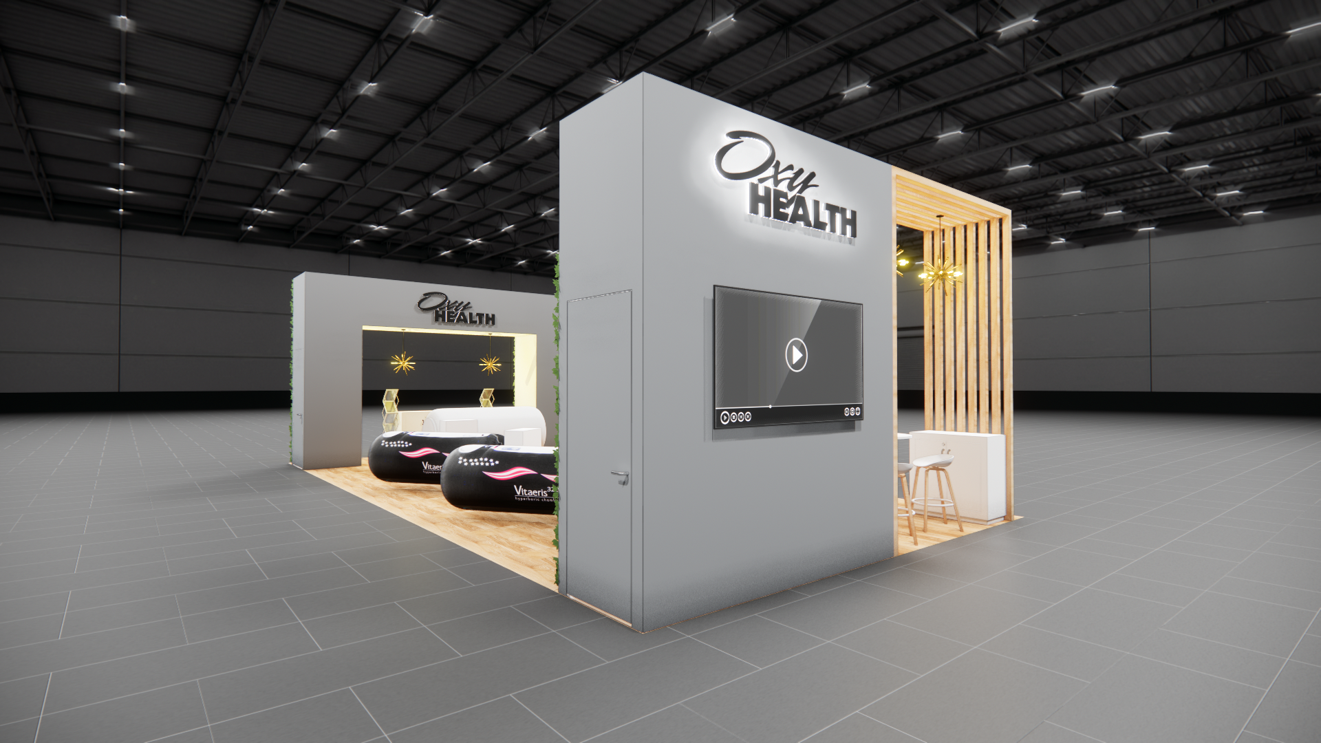 Kiosk 20x40 Display Rental in Las Vegas — 20x40 trade show exhibit rental in Las Vegas, catalog image 9