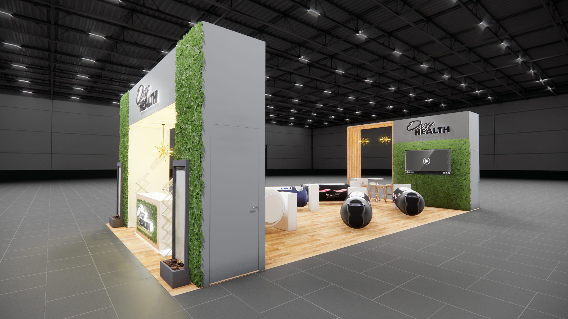 Kiosk 20x40 Display Rental in Las Vegas — 20x40 trade show exhibit rental in Las Vegas, catalog image 11