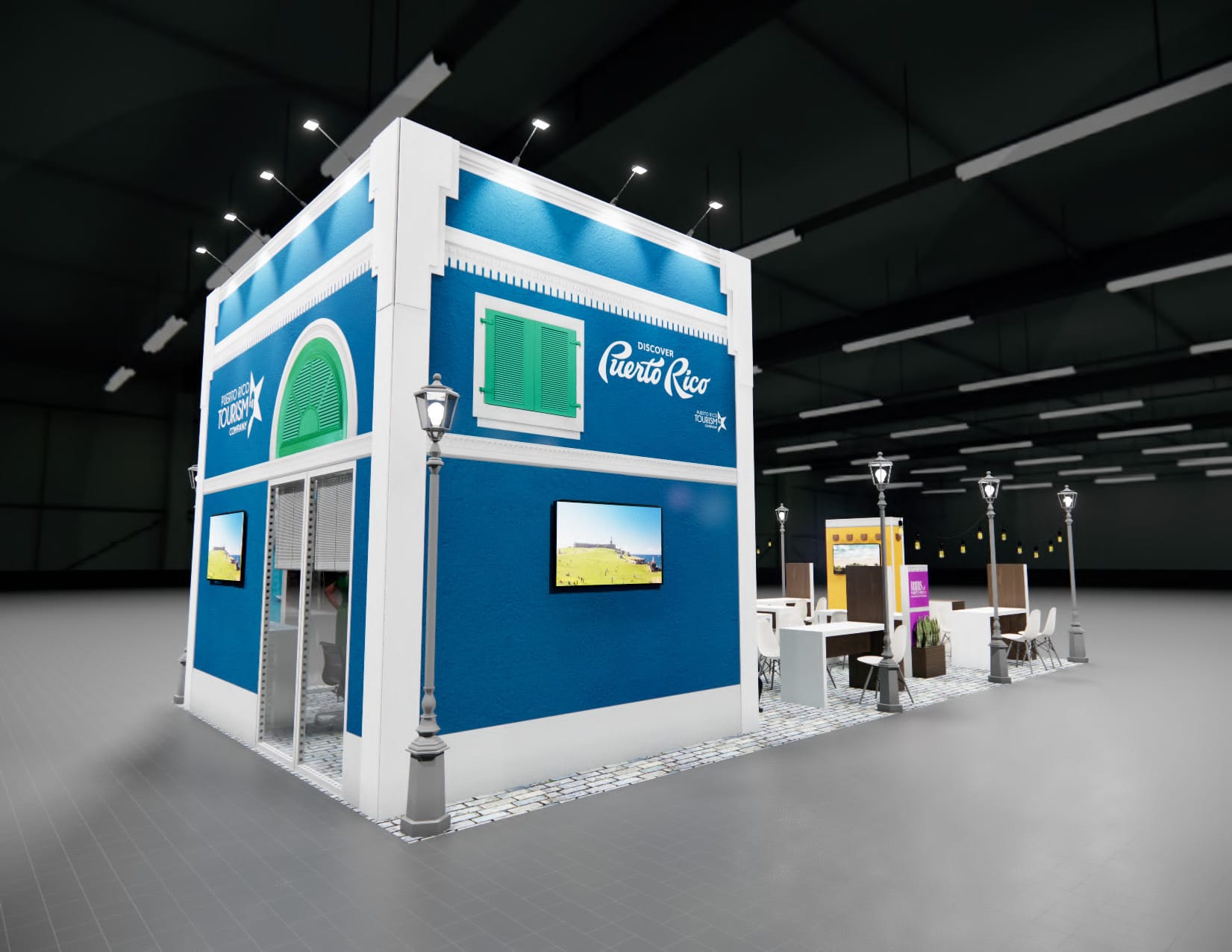 Routes Expo trade show display rental 20 x 40 — 20x40 Custom & Modular Exhibits exhibit rental in Las Vegas, catalog image 10