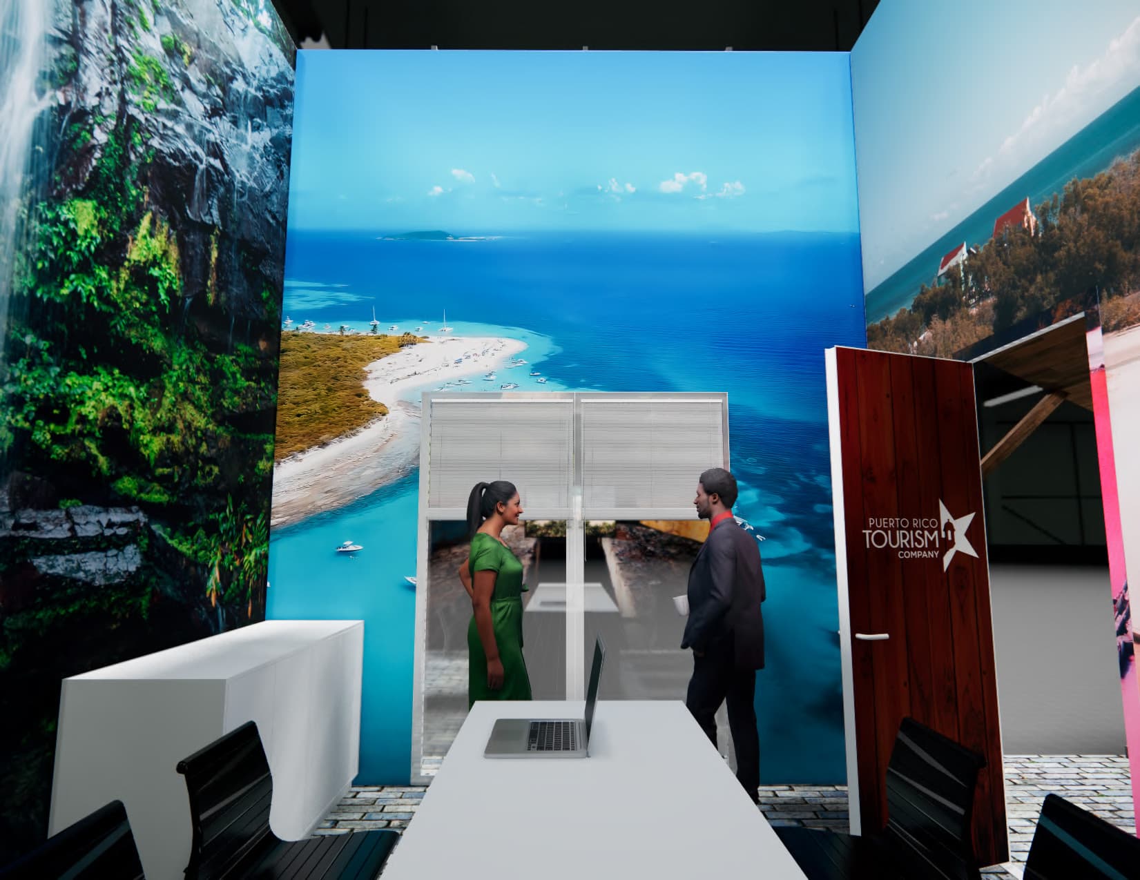 Routes Expo trade show display rental 20 x 40 — 20x40 Custom & Modular Exhibits exhibit rental in Las Vegas, catalog image 4