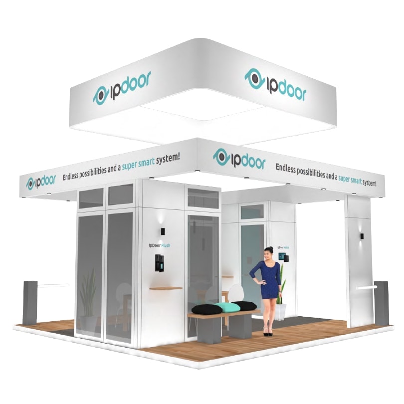 20 x 20 Money 2020 Exhibit Rental — 20x20 Custom & Modular Exhibits exhibit rental in Las Vegas, primary catalog image