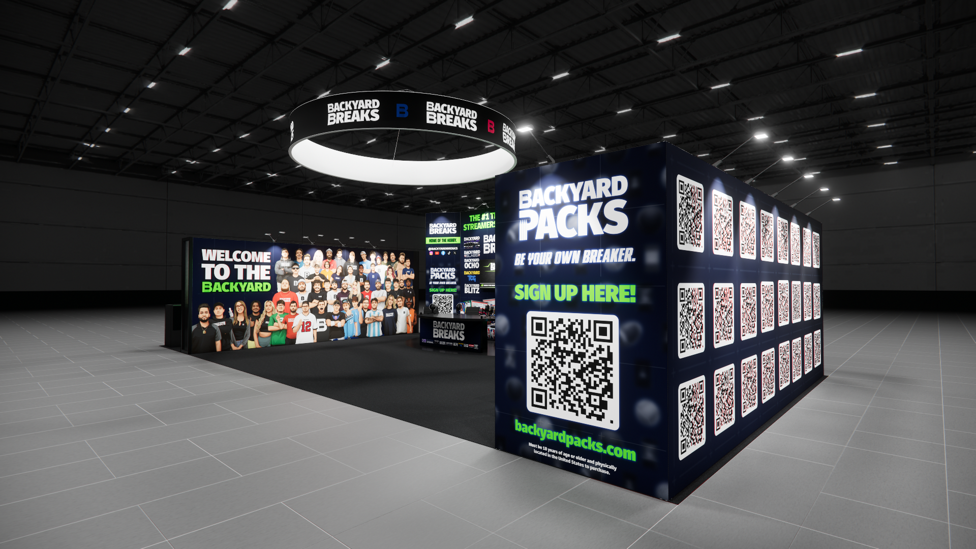 Dynamic Island 20x40 — 20x40 trade show exhibit rental in Las Vegas, catalog image 12