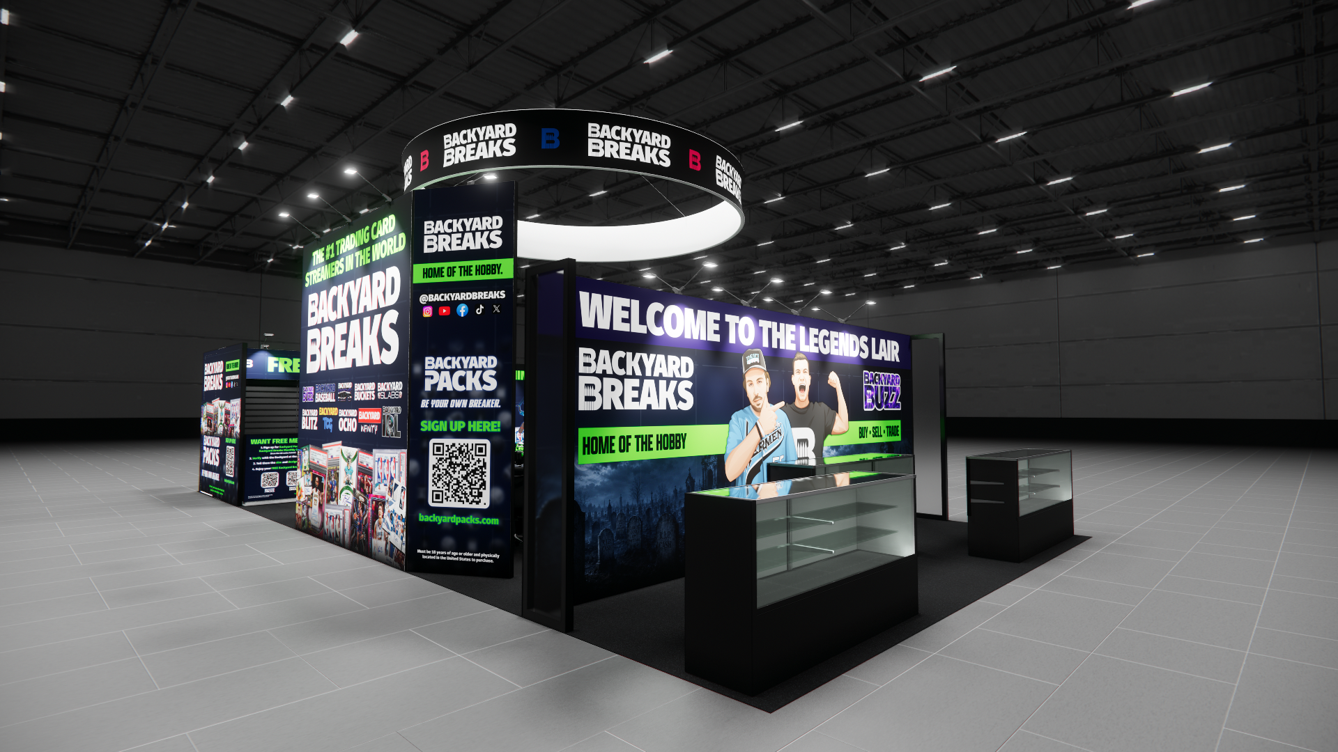 Dynamic Island 20x40 — 20x40 trade show exhibit rental in Las Vegas, catalog image 7