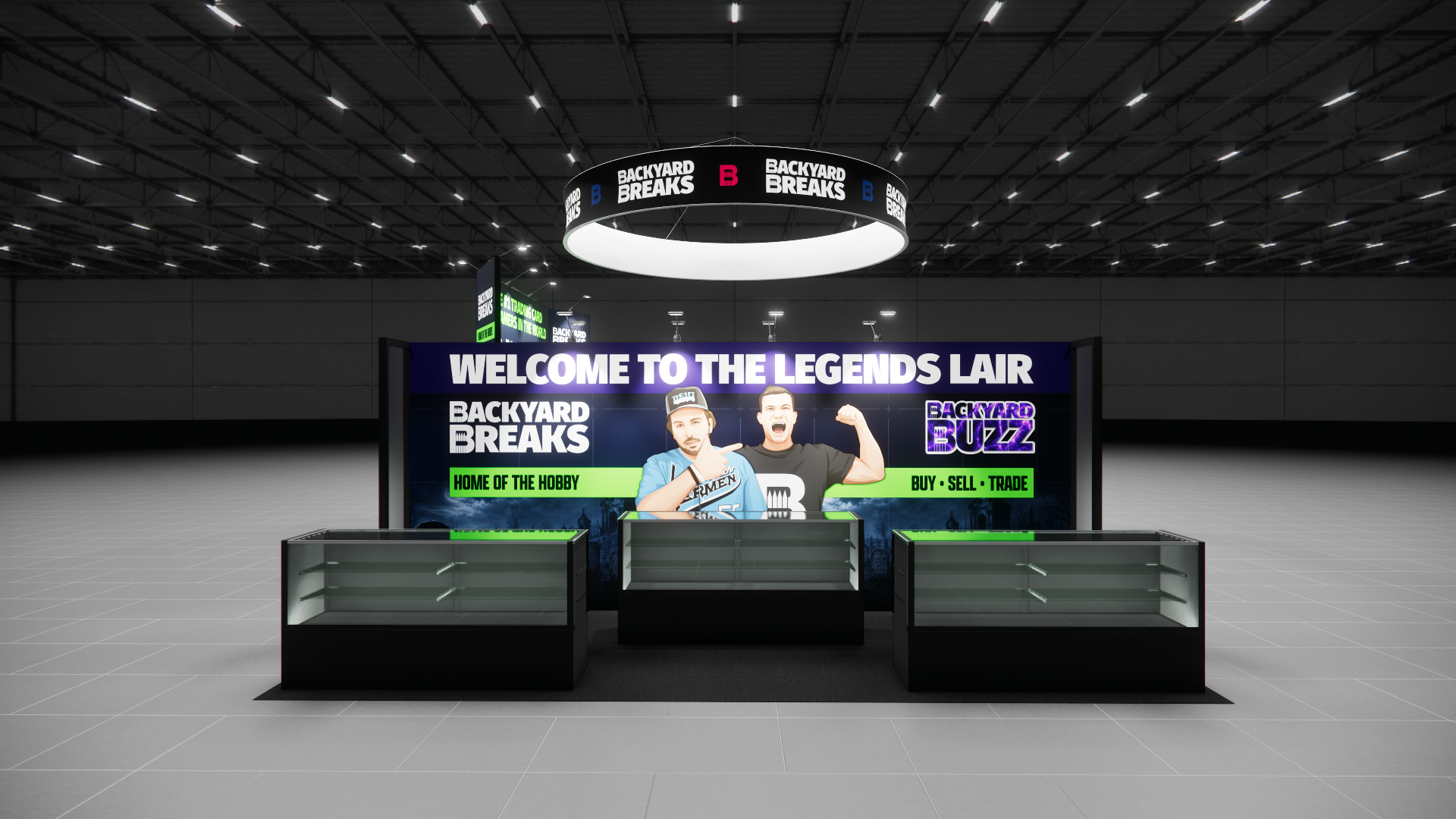 Dynamic Island 20x40 — 20x40 trade show exhibit rental in Las Vegas, catalog image 2
