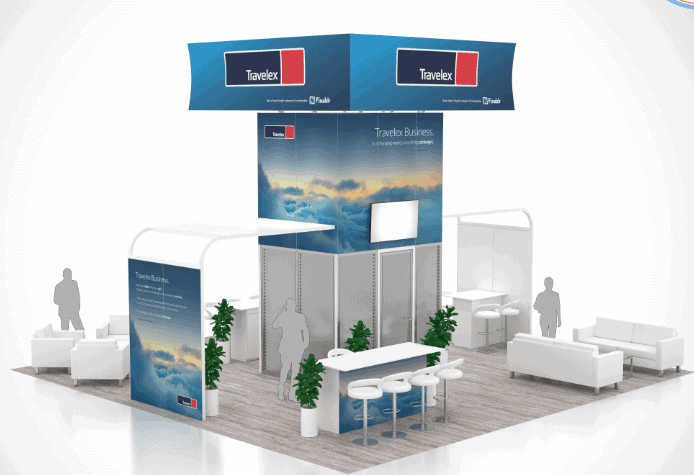 30 x 30 January Las Vegas consumer technology show Exhibit Rental — 30x30 Custom & Modular Exhibits exhibit rental in Las Vegas, catalog image 5