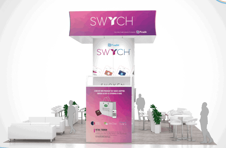 30 x 30 January Las Vegas consumer technology show Exhibit Rental — 30x30 Custom & Modular Exhibits exhibit rental in Las Vegas, catalog image 2