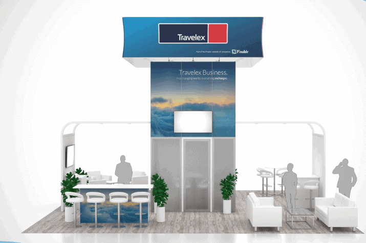 30 x 30 January Las Vegas consumer technology show Exhibit Rental — 30x30 Custom & Modular Exhibits exhibit rental in Las Vegas, catalog image 4