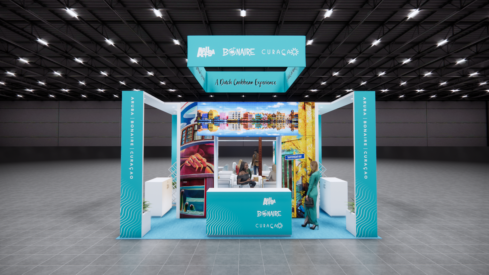 20x40 Kiosk Exhibit Rentals — 20x40 Island exhibit rental in Las Vegas, catalog image 4