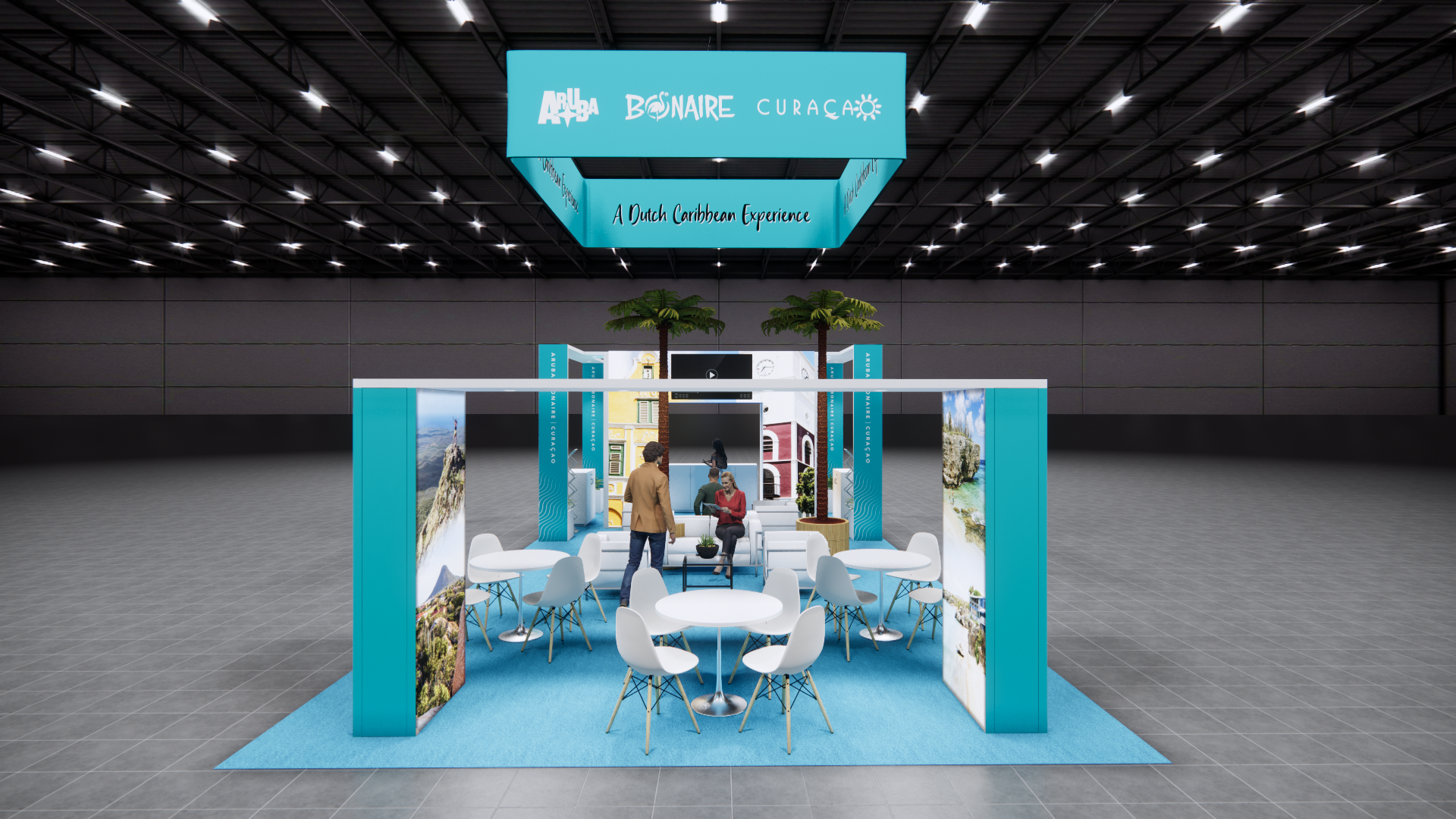 20x40 Kiosk Exhibit Rentals — 20x40 Island exhibit rental in Las Vegas, catalog image 8