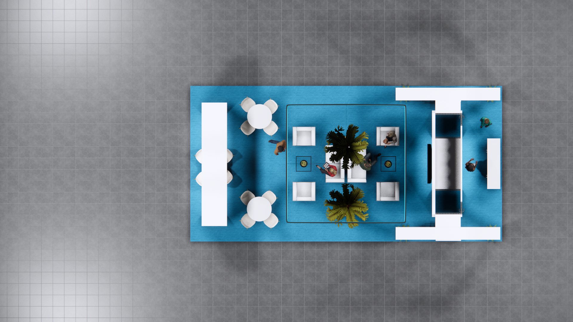 20x40 Kiosk Exhibit Rentals — 20x40 Island exhibit rental in Las Vegas, catalog image 5