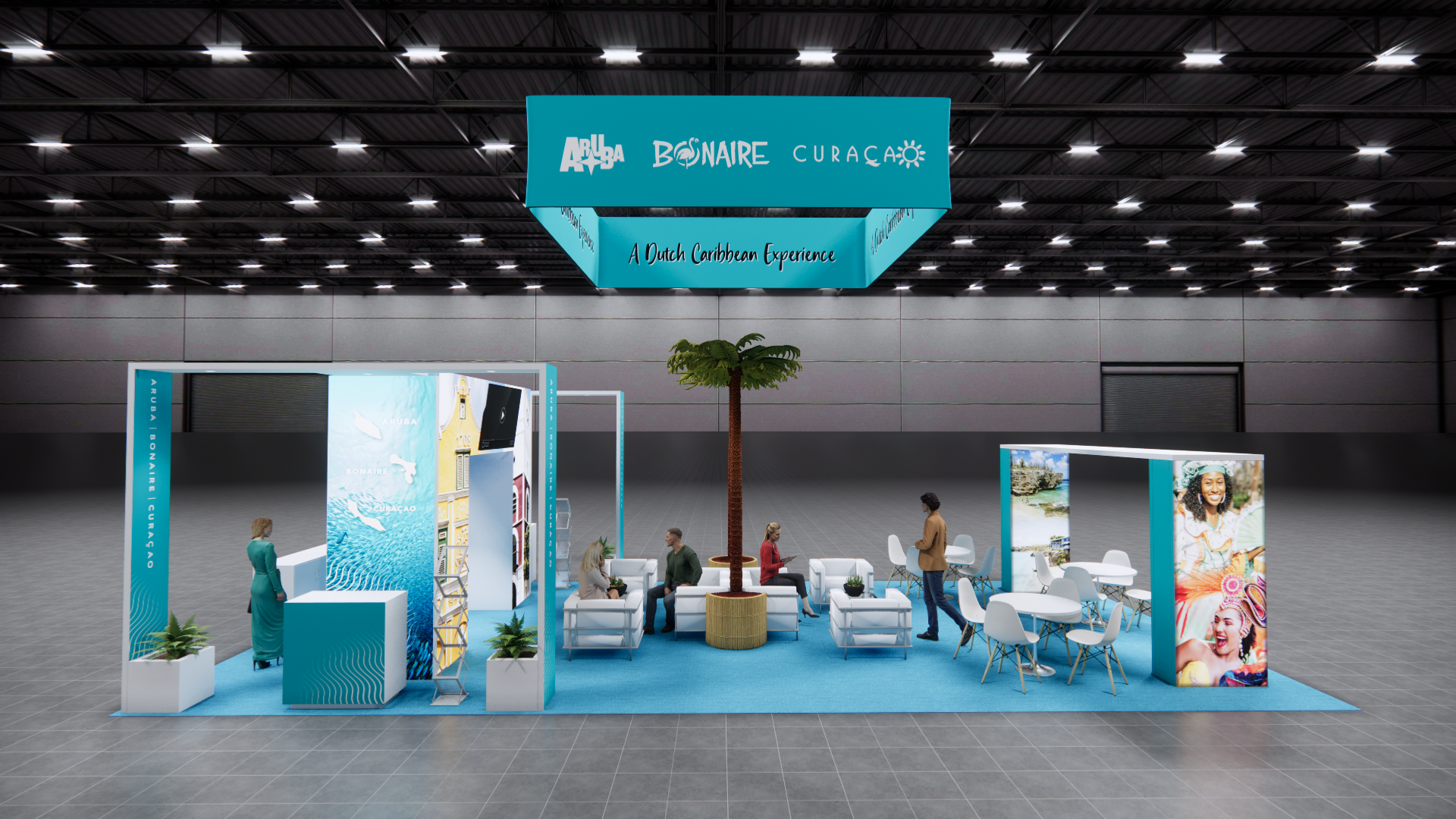 20x40 Kiosk Exhibit Rentals — 20x40 Island exhibit rental in Las Vegas, catalog image 2