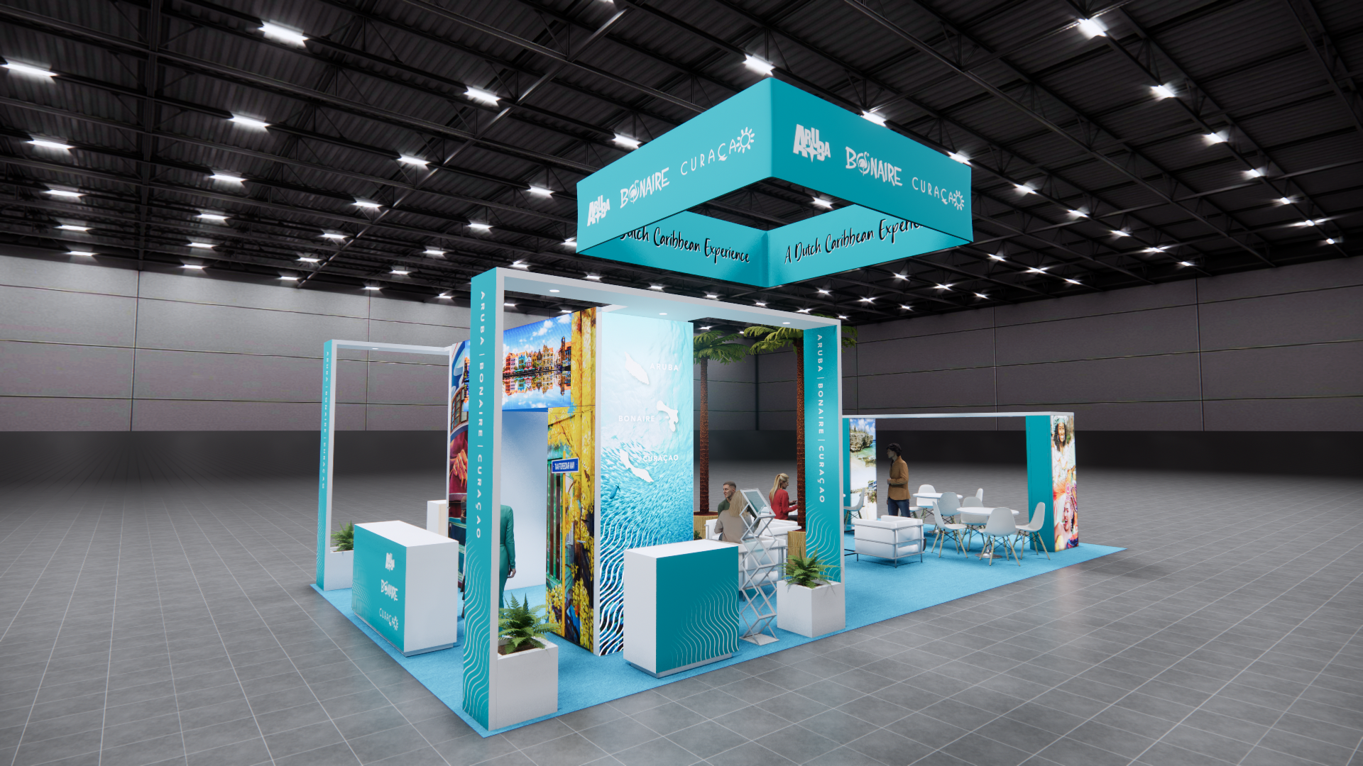 20x40 Kiosk Exhibit Rentals — 20x40 Island exhibit rental in Las Vegas, catalog image 6