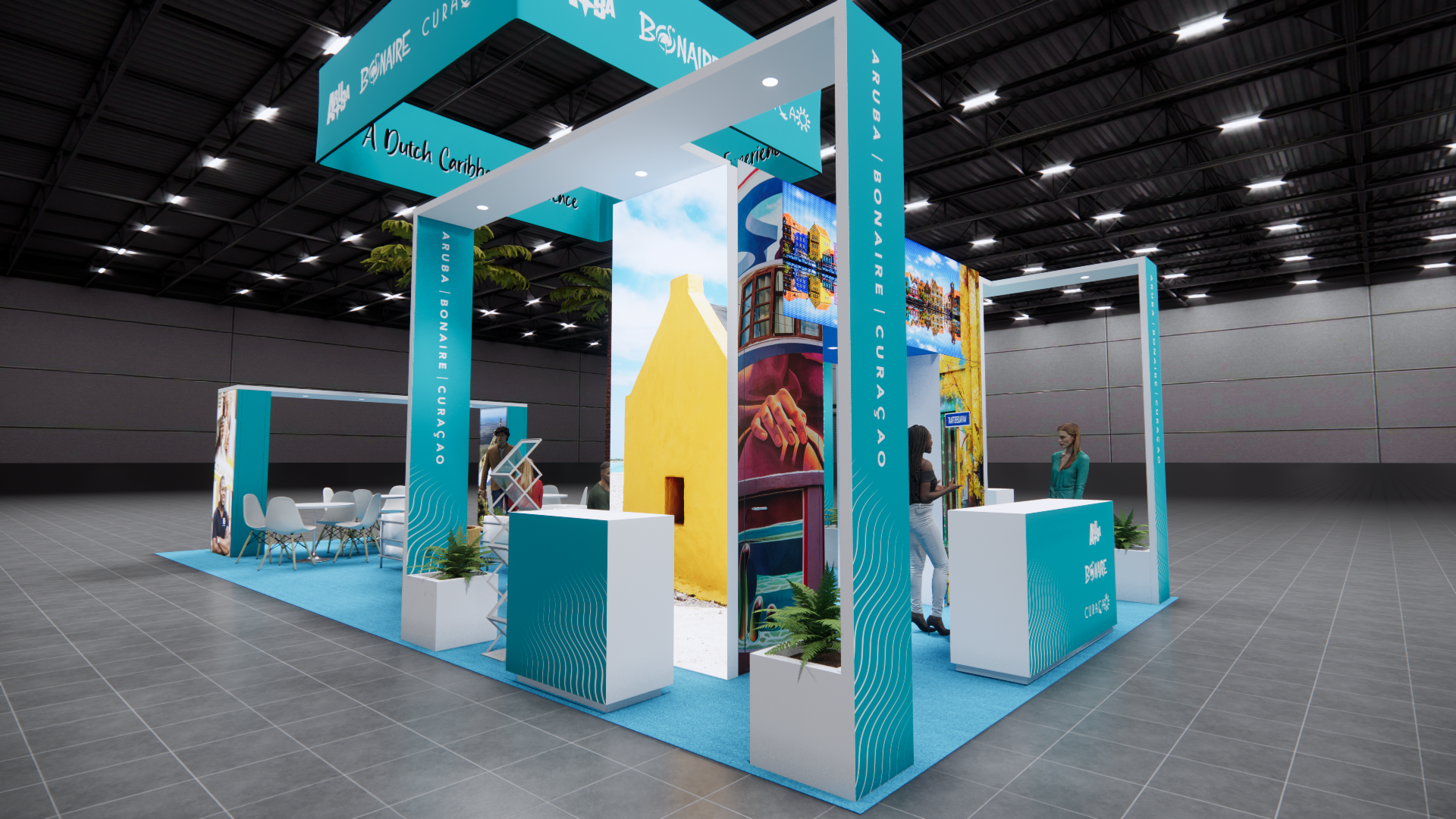 20x40 Kiosk Exhibit Rentals — 20x40 Island exhibit rental in Las Vegas, catalog image 11