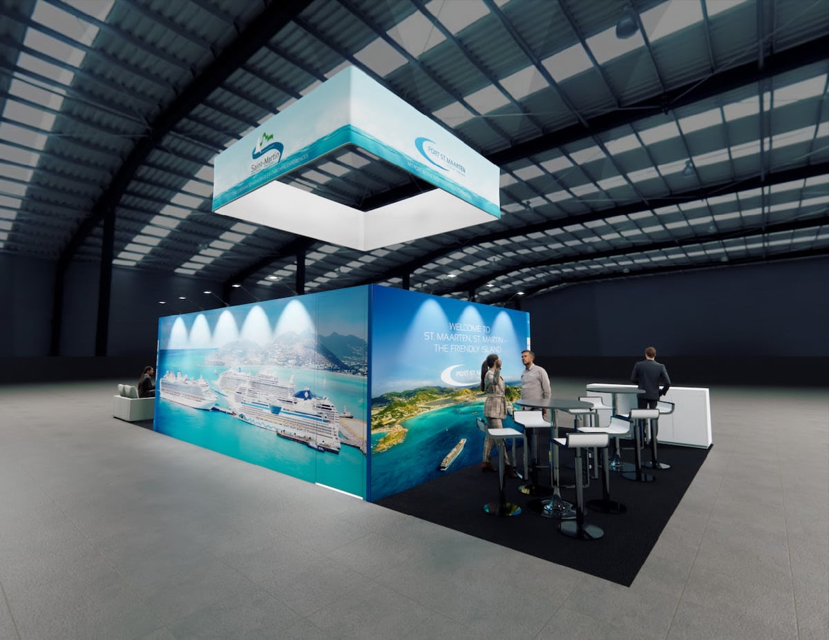 KBS trade show booth rental - 20X40 — 20x40 Custom & Modular Exhibits exhibit rental in Las Vegas, catalog image 5