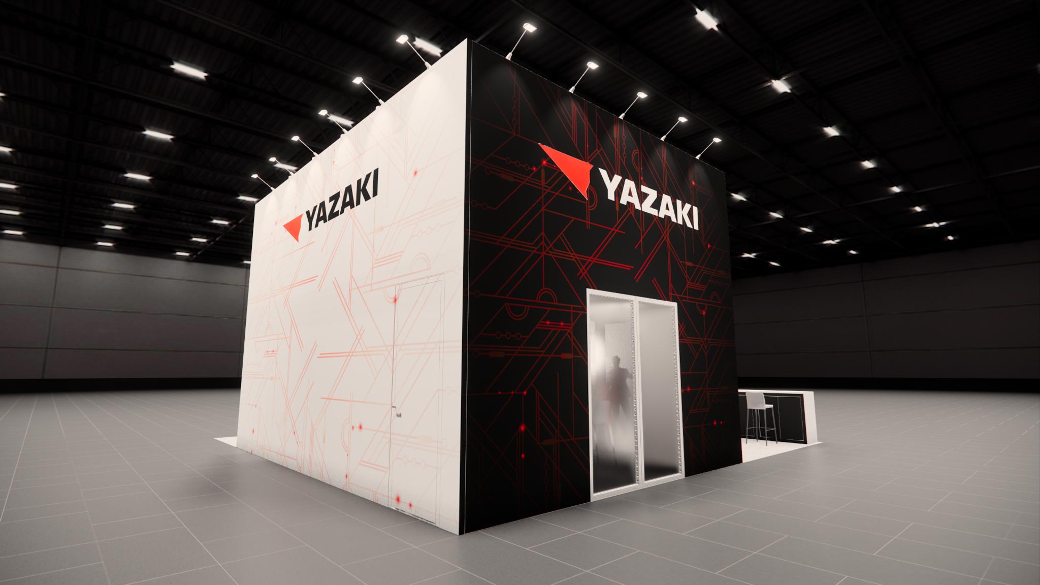 30x30 Two Story Exhibit Rental – Brand Visibility Tower + Deck — 30x30 Custom & Modular Exhibits exhibit rental in Las Vegas, catalog image 5