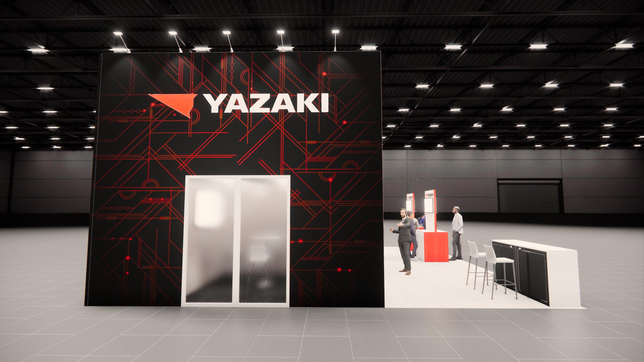 30x30 Two Story Exhibit Rental – Brand Visibility Tower + Deck — 30x30 Custom & Modular Exhibits exhibit rental in Las Vegas, catalog image 6