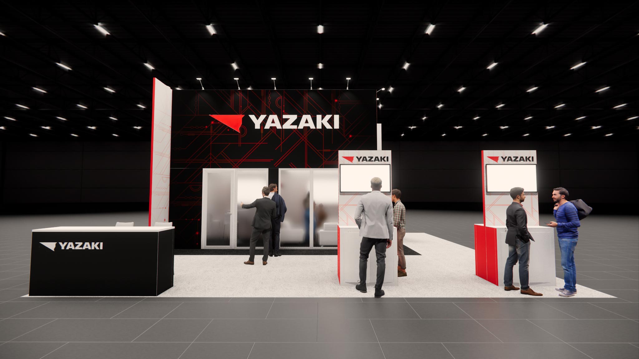 30x30 Two Story Exhibit Rental – Brand Visibility Tower + Deck — 30x30 Custom & Modular Exhibits exhibit rental in Las Vegas, catalog image 8