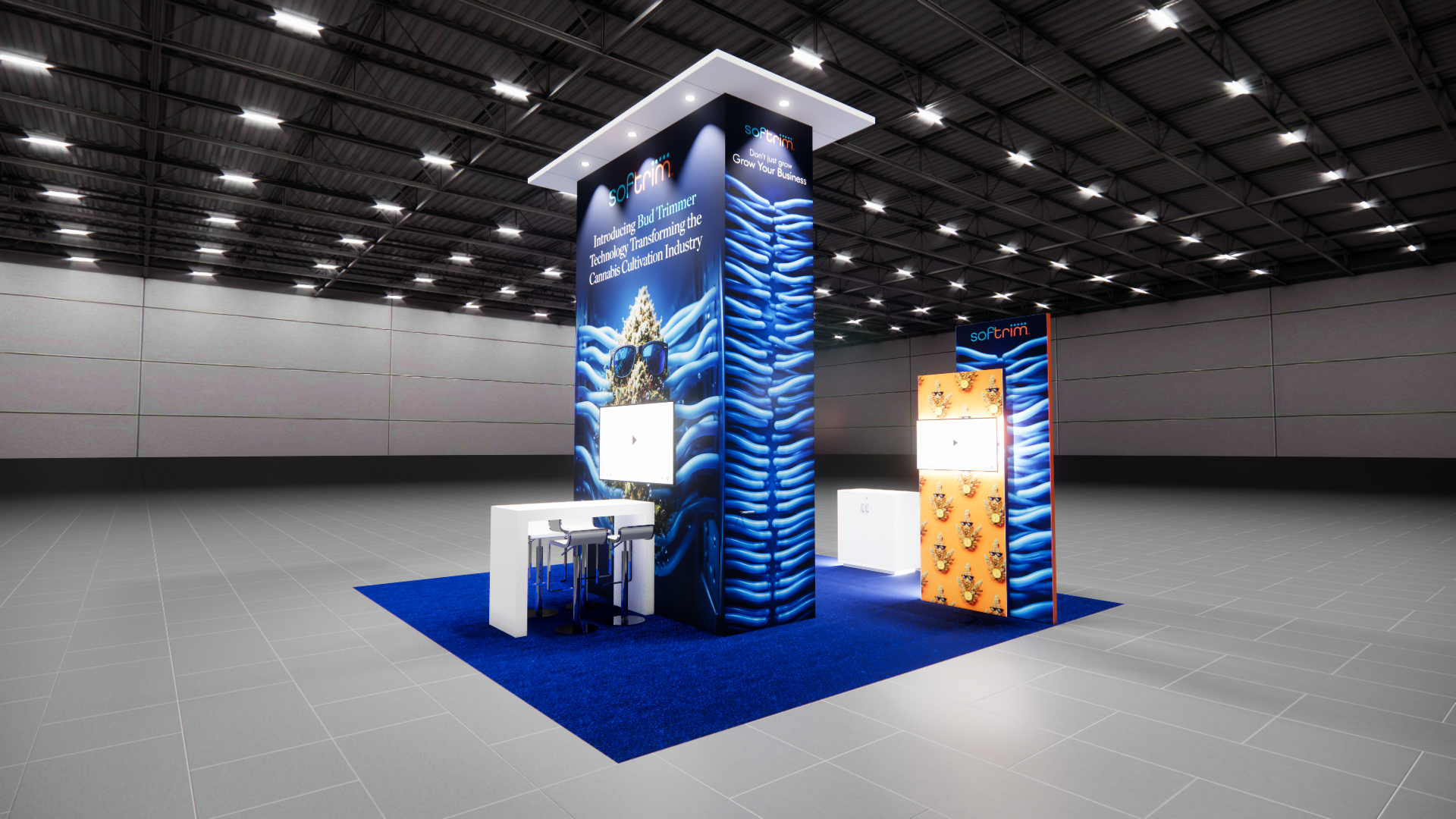 20x20 Exhibit Rentals in Raleigh — 20x20 trade show exhibit rental in Las Vegas, primary catalog image
