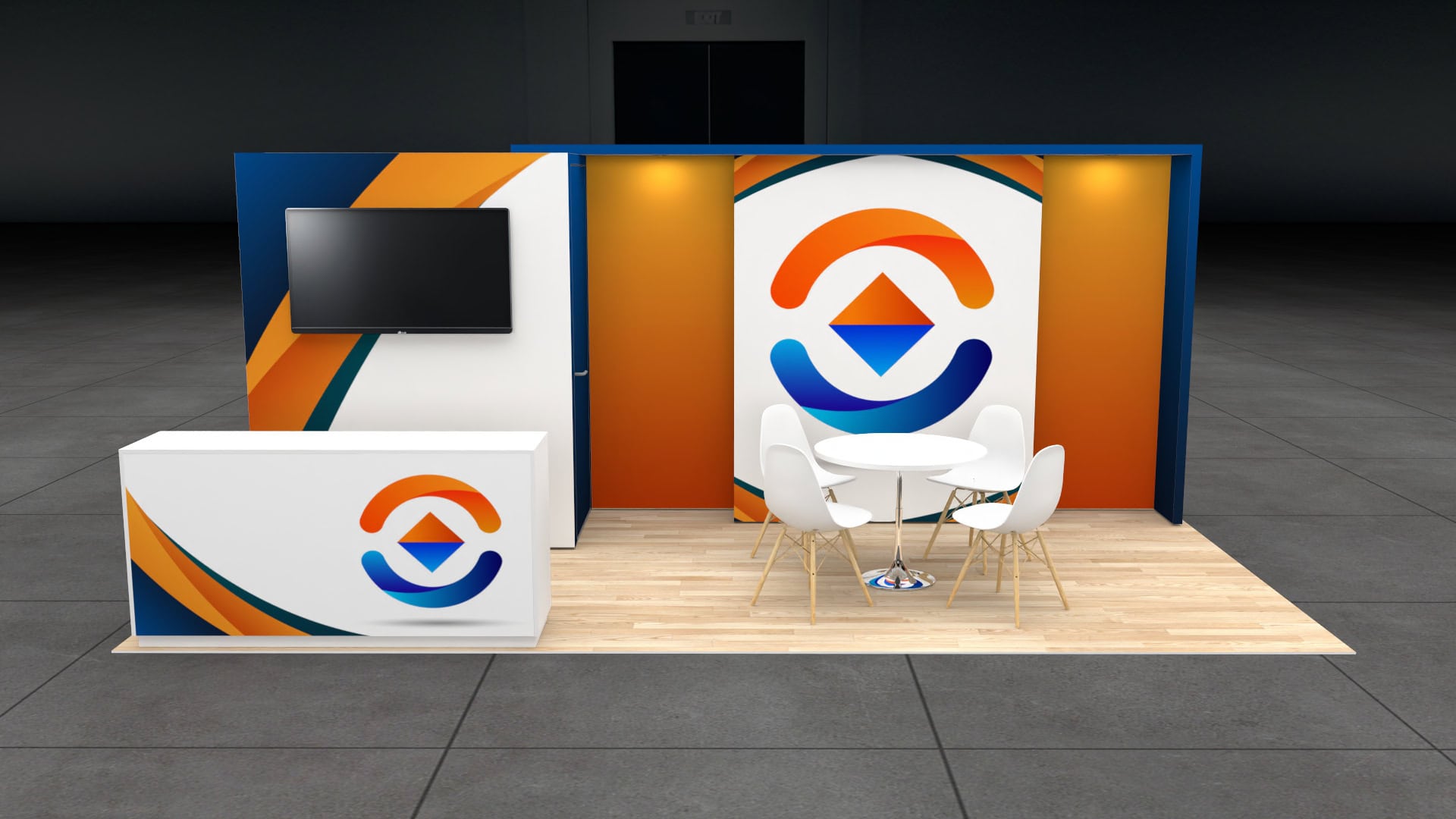 10x20 Trade Show Display Rentals — 10x20 Custom & Modular Exhibits exhibit rental in Las Vegas, primary catalog image