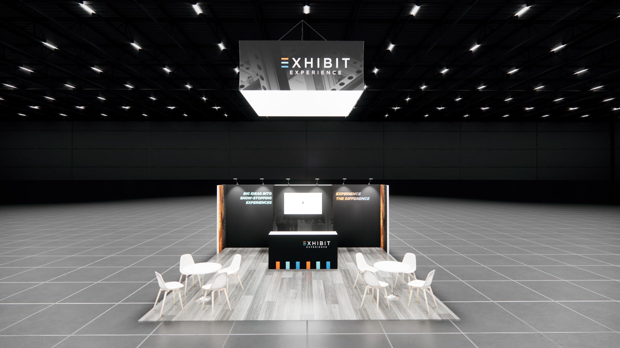 20 x 20 Affordable Trade Show Exhibit Rental Package - Option 3 — 20x20 20x20 Exhibit Rentals exhibit rental in Las Vegas, catalog image 2