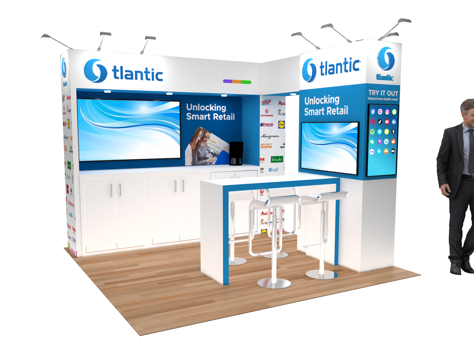 10 x 10 Exhibit Stand Rental — 10x10 Custom & Modular Exhibits exhibit rental in Las Vegas, catalog image 7