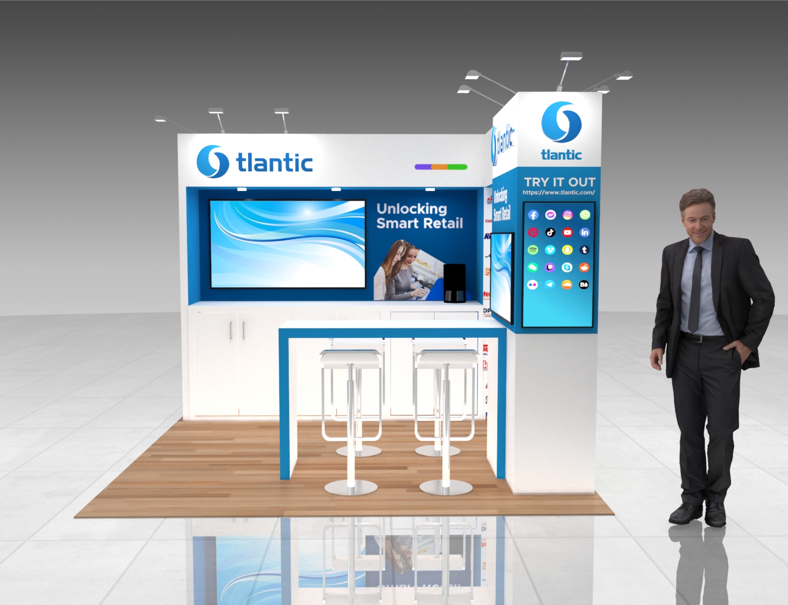 10 x 10 Exhibit Stand Rental — 10x10 Custom & Modular Exhibits exhibit rental in Las Vegas, catalog image 5