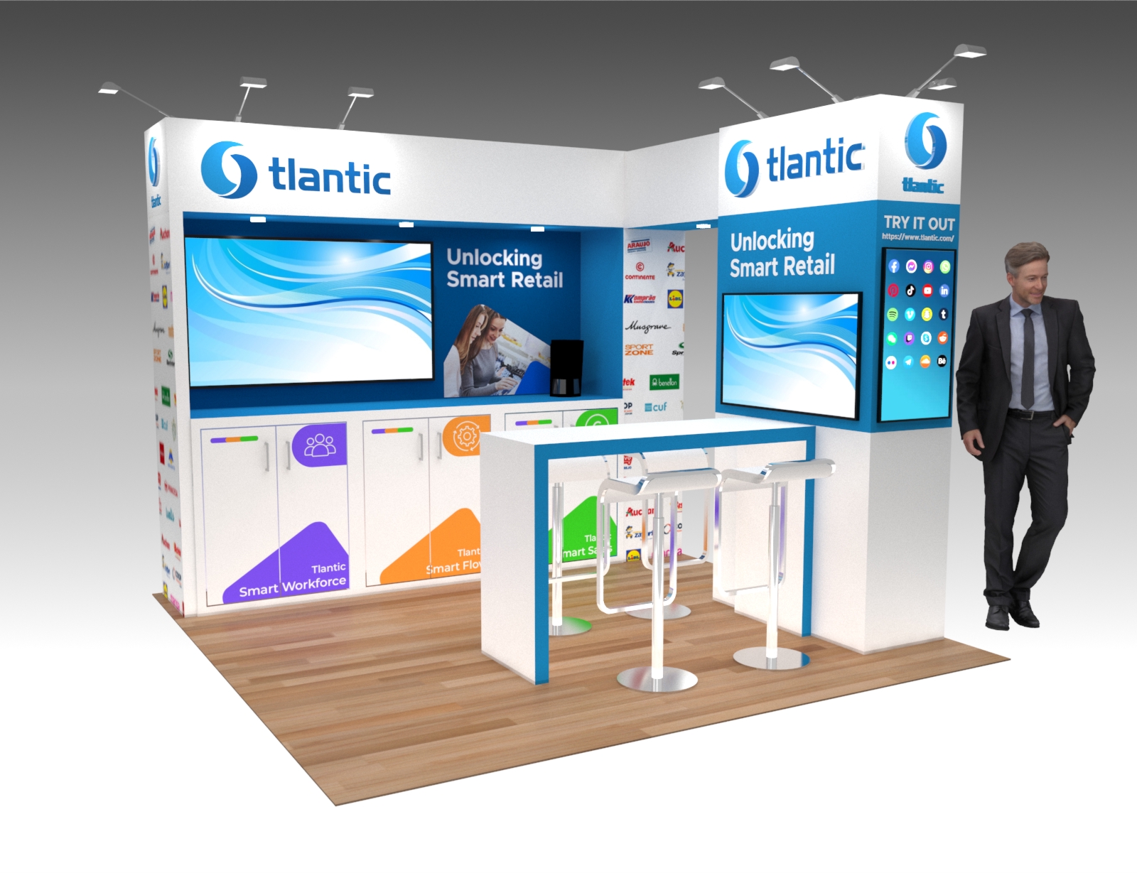 10 x 10 Exhibit Stand Rental — 10x10 Custom & Modular Exhibits exhibit rental in Las Vegas, catalog image 8