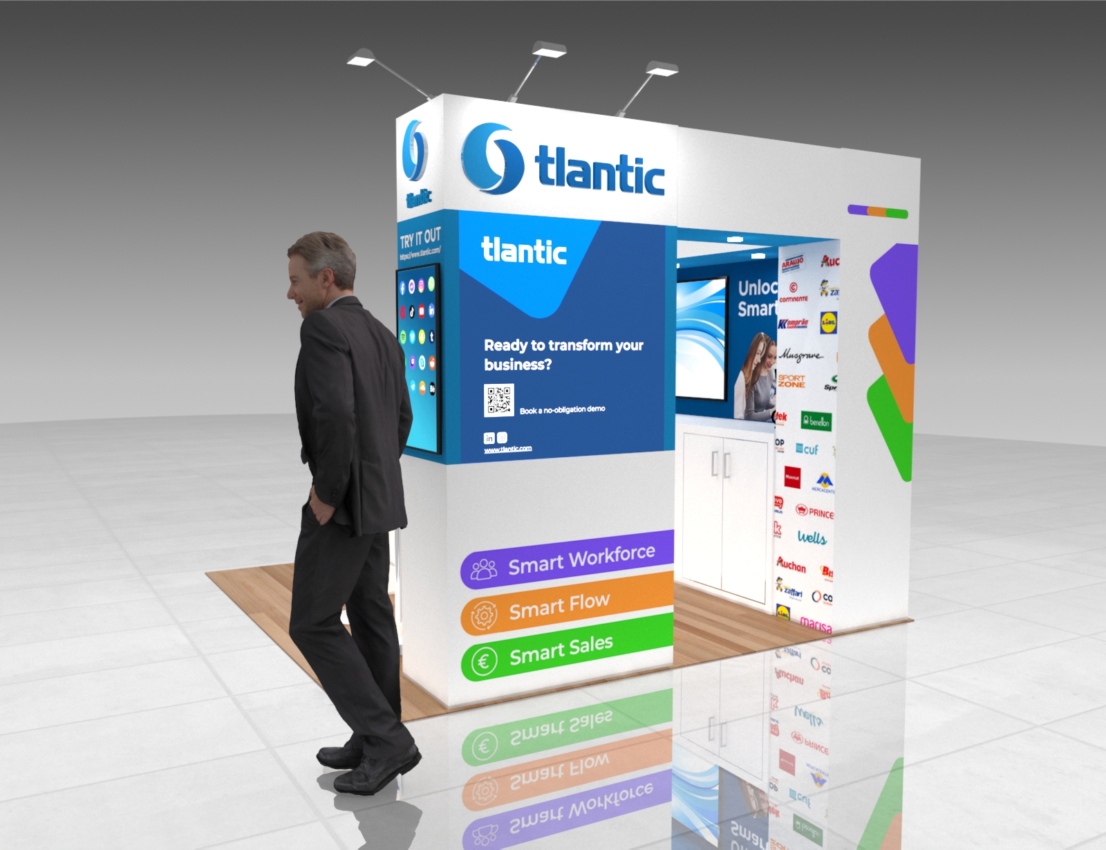 10 x 10 Exhibit Stand Rental — 10x10 Custom & Modular Exhibits exhibit rental in Las Vegas, catalog image 4