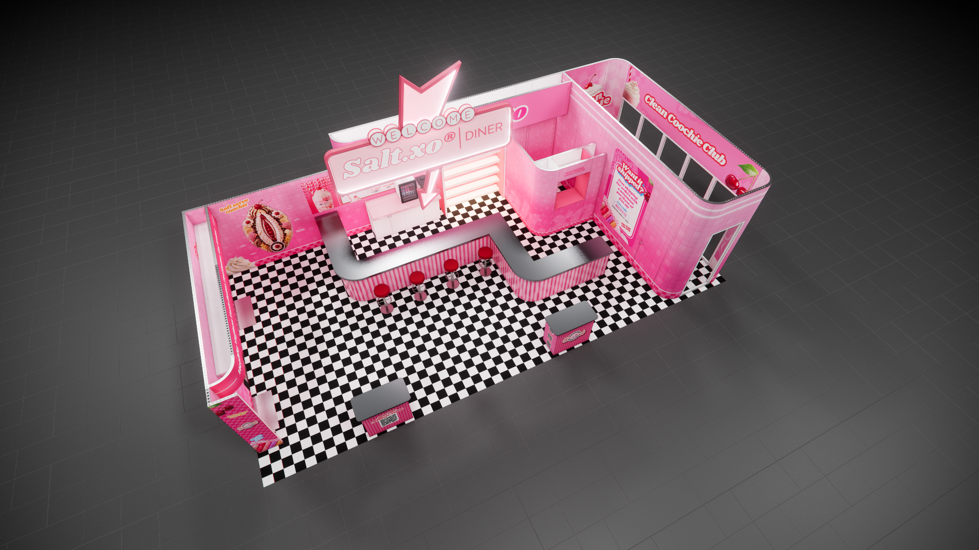 Peninsula Exhibit Rentals Barcelona — 20x40 trade show exhibit rental in Las Vegas, catalog image 3