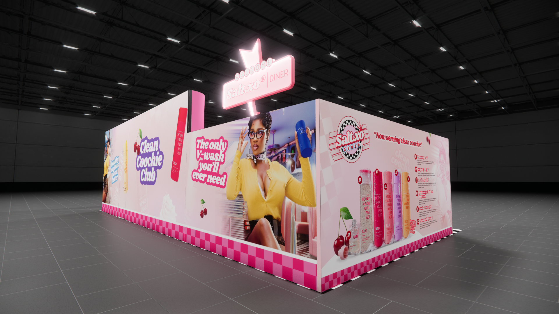 Peninsula Exhibit Rentals Barcelona — 20x40 trade show exhibit rental in Las Vegas, primary catalog image