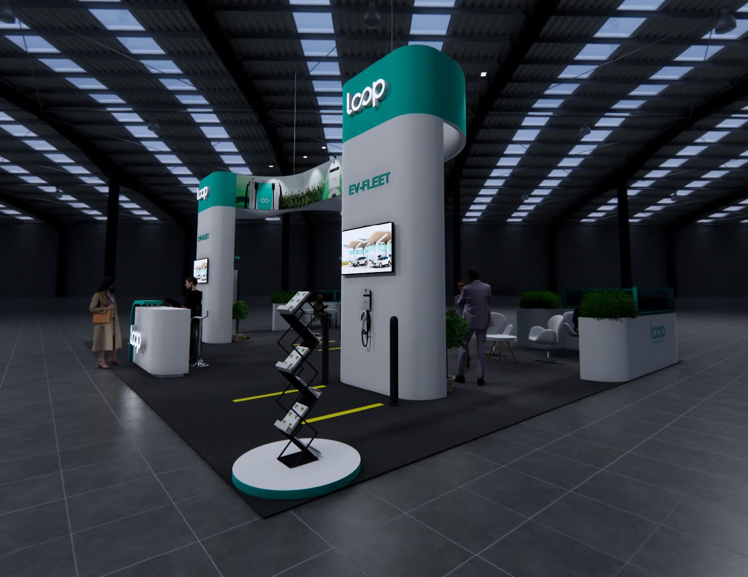 January Las Vegas consumer technology show Las Vegas trade show booth 30 x 40 — 30x40 Custom & Modular Exhibits exhibit rental in Las Vegas, catalog image 2