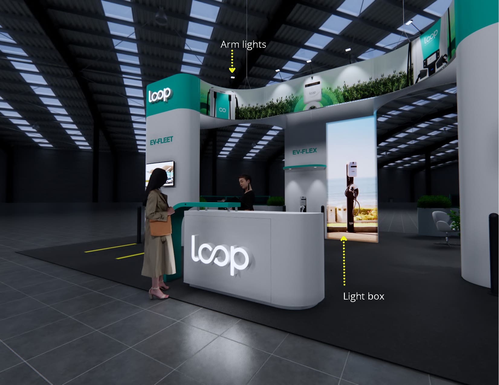 January Las Vegas consumer technology show Las Vegas trade show booth 30 x 40 — 30x40 Custom & Modular Exhibits exhibit rental in Las Vegas, catalog image 7