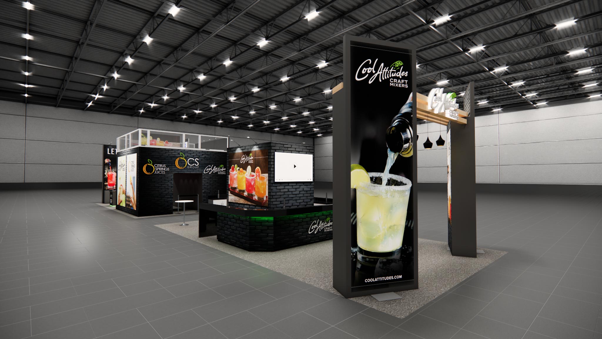 20x40 Double Deck Booth Rental – LED + Large Graphics Package — 20x40 20x40 Exhibit Rentals exhibit rental in Las Vegas, catalog image 3