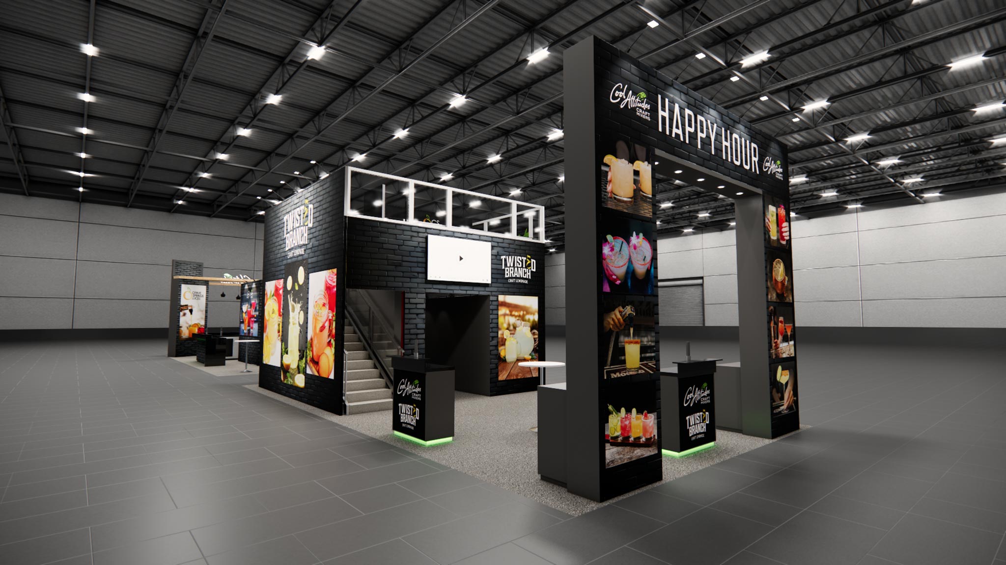 20x40 Double Deck Booth Rental – LED + Large Graphics Package — 20x40 20x40 Exhibit Rentals exhibit rental in Las Vegas, catalog image 7