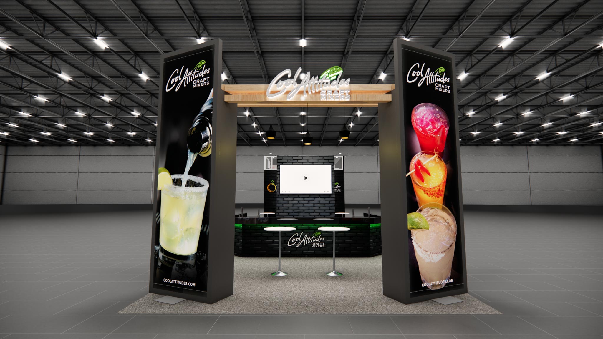 20x40 Double Deck Booth Rental – LED + Large Graphics Package — 20x40 20x40 Exhibit Rentals exhibit rental in Las Vegas, catalog image 4