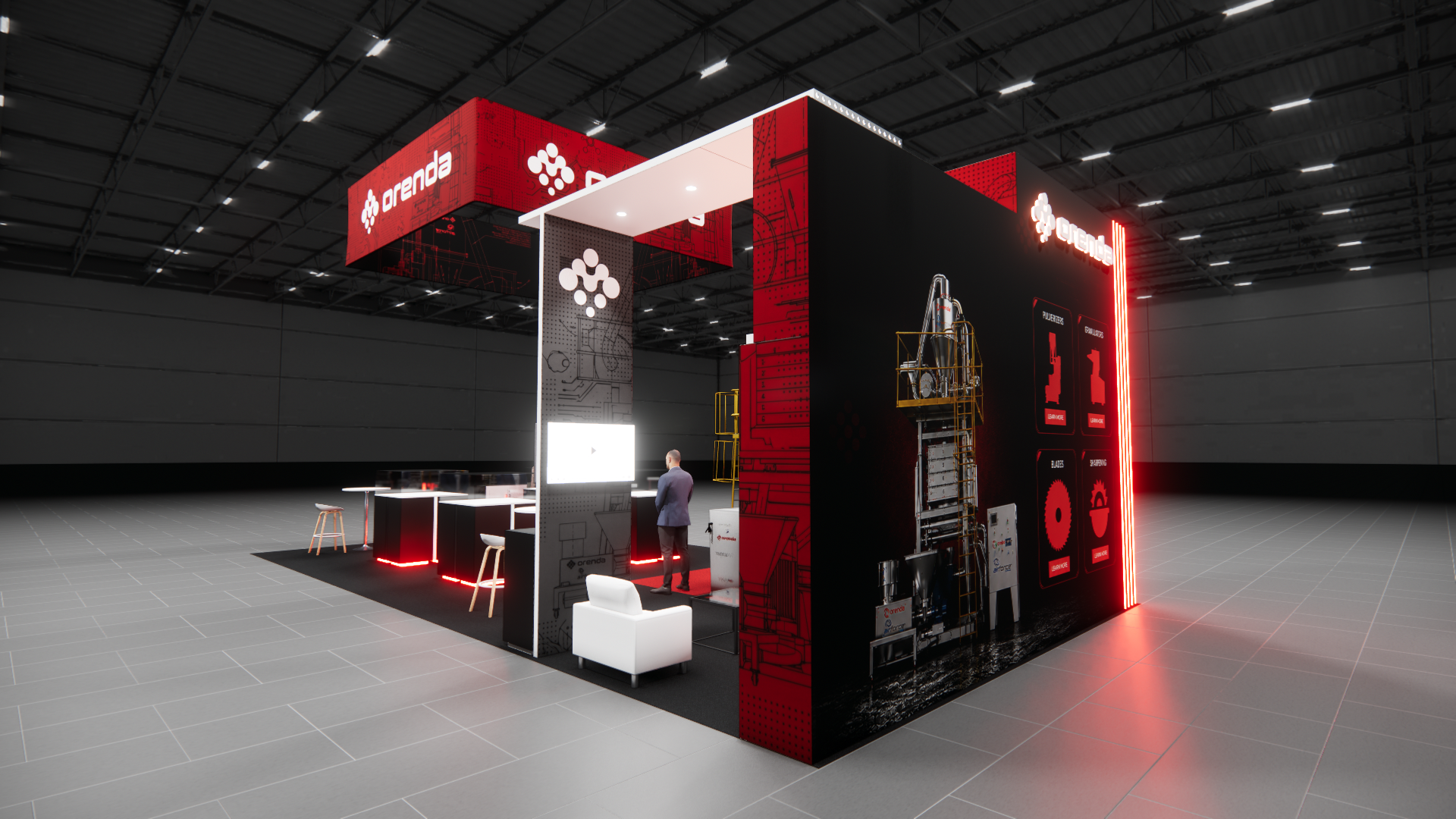 Louisville Peninsula 20x40 Exhibits — 20x40 trade show exhibit rental in Las Vegas, catalog image 12