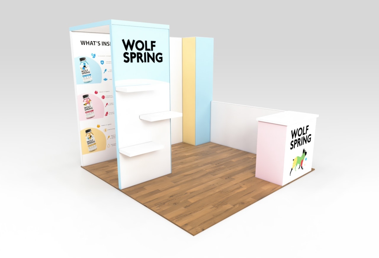 10 x 10 Las Vegas TPE Exhibit Rental — 10x10 Custom & Modular Exhibits exhibit rental in Las Vegas, catalog image 3