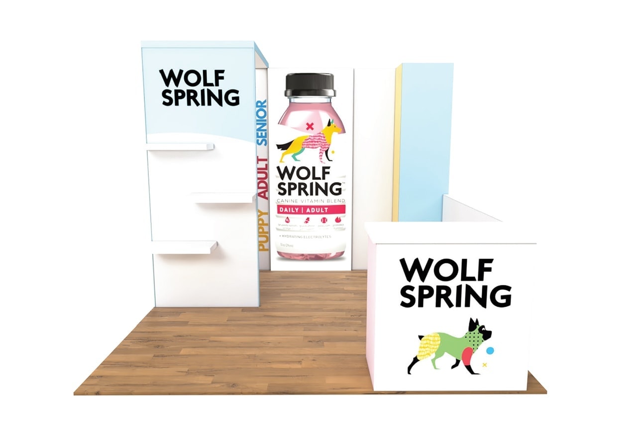 10 x 10 Las Vegas TPE Exhibit Rental — 10x10 Custom & Modular Exhibits exhibit rental in Las Vegas, primary catalog image