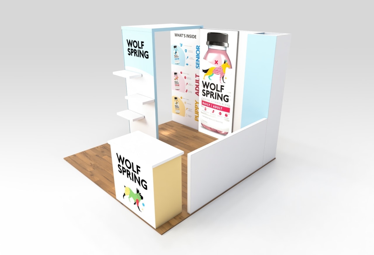 10 x 10 Las Vegas TPE Exhibit Rental — 10x10 Custom & Modular Exhibits exhibit rental in Las Vegas, catalog image 2