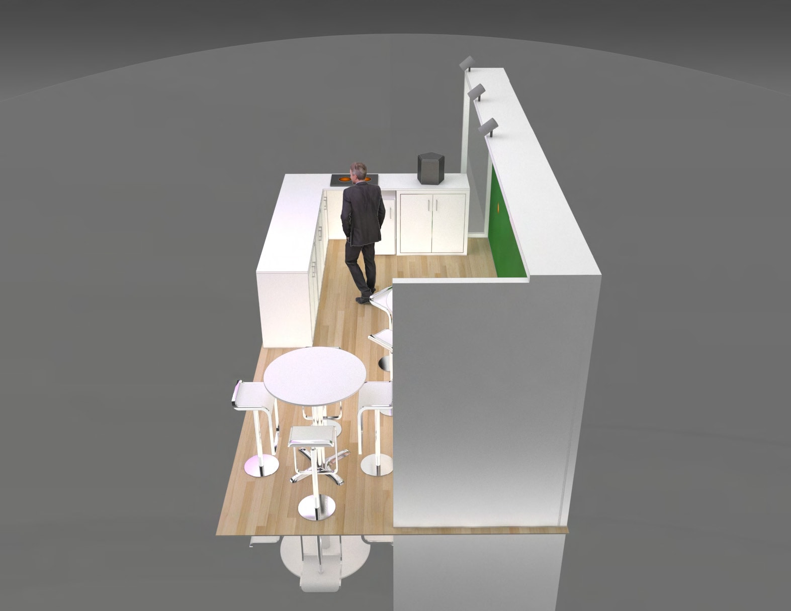 10x20 Health Food Company Trade Show Booth Rental — 10x20 Custom & Modular Exhibits exhibit rental in Las Vegas, catalog image 4