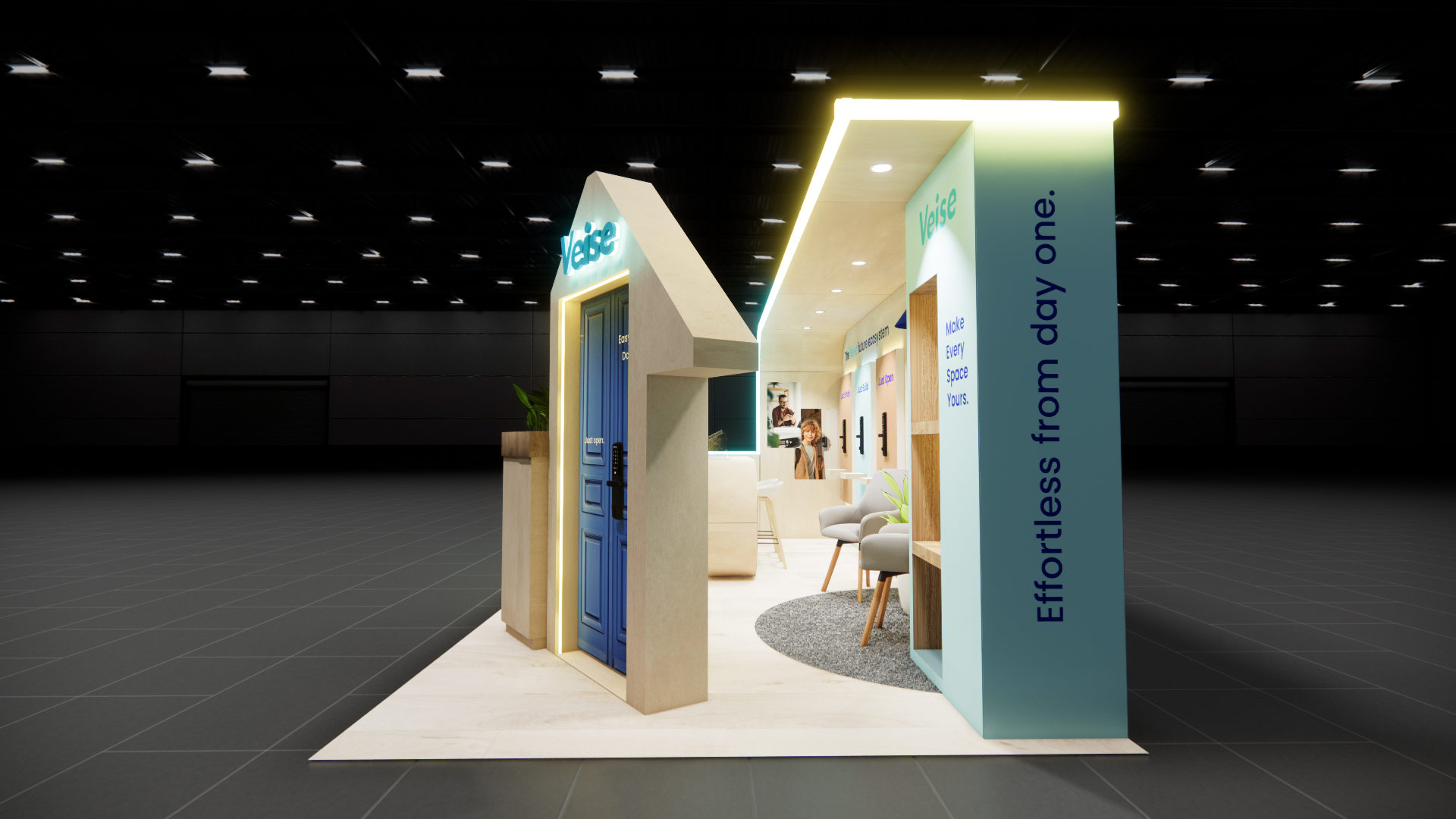 10x20 Trade Show Stand Rentals London — 10x20 trade show exhibit rental in Las Vegas, catalog image 4