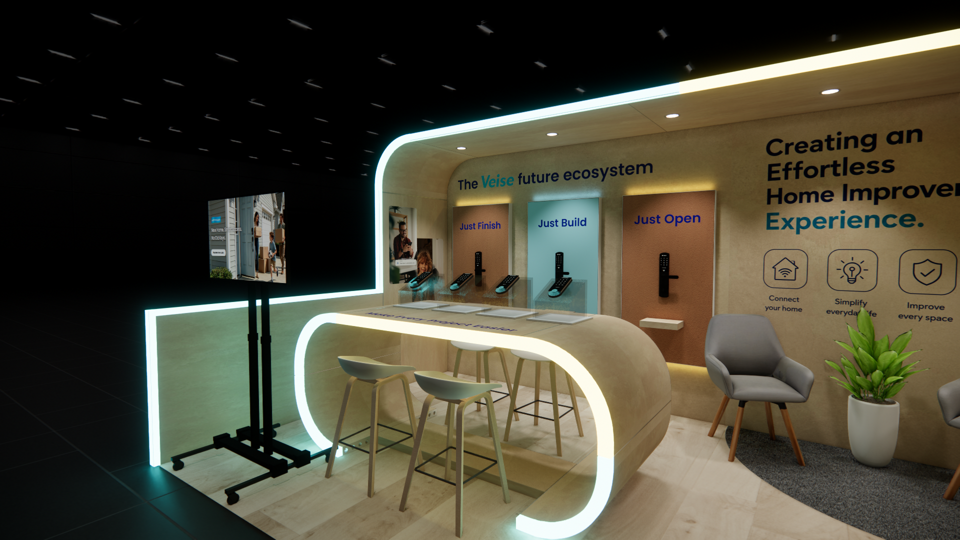 10x20 Trade Show Stand Rentals London — 10x20 trade show exhibit rental in Las Vegas, catalog image 7