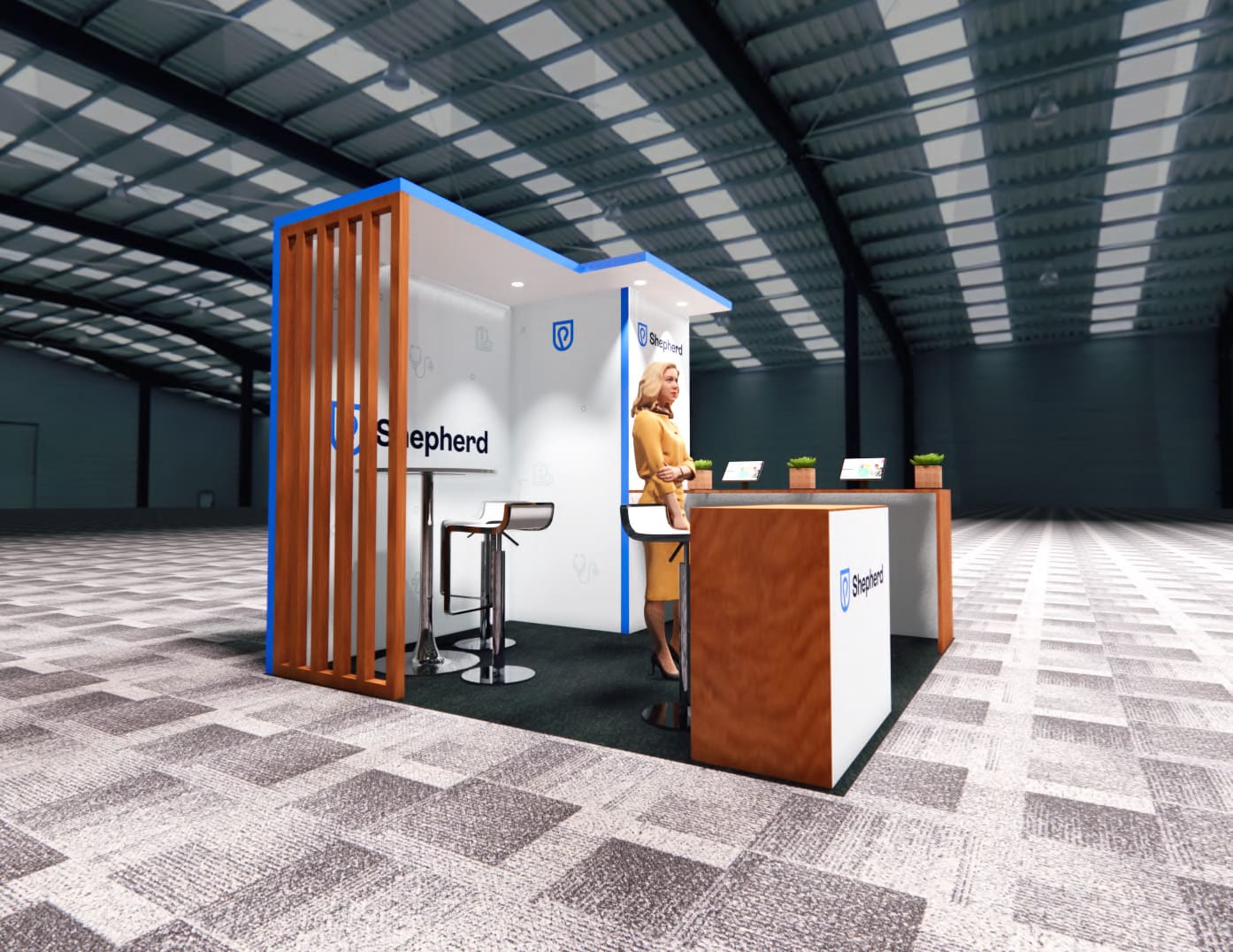 10 x 10 Trade Show Booth Rental — Las Vegas — 10x10 10x10 Exhibit Rentals exhibit rental in Las Vegas, catalog image 3