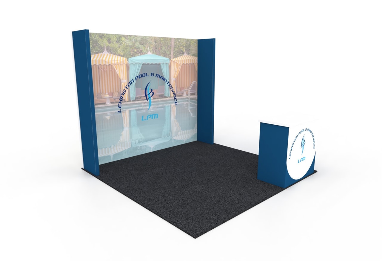 2021 Las Vegas Trade Show Booth Rental Starter Package 1 — 10x10 Custom & Modular Exhibits exhibit rental in Las Vegas, catalog image 2