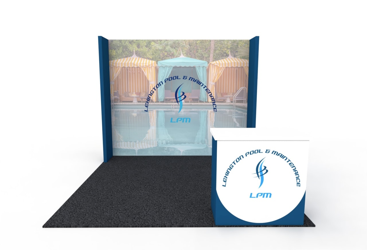2021 Las Vegas Trade Show Booth Rental Starter Package 1 — 10x10 Custom & Modular Exhibits exhibit rental in Las Vegas, primary catalog image