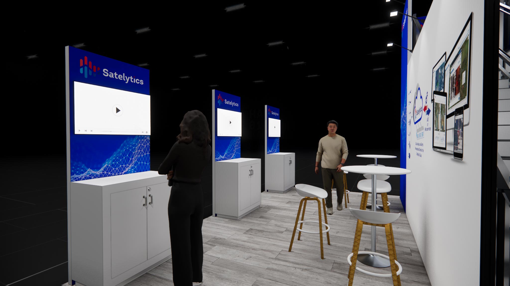 20x40 Double Deck Trade Show Exhibit Rental – Dual-Zone Engagement — 20x40 20x40 Exhibit Rentals exhibit rental in Las Vegas, catalog image 12