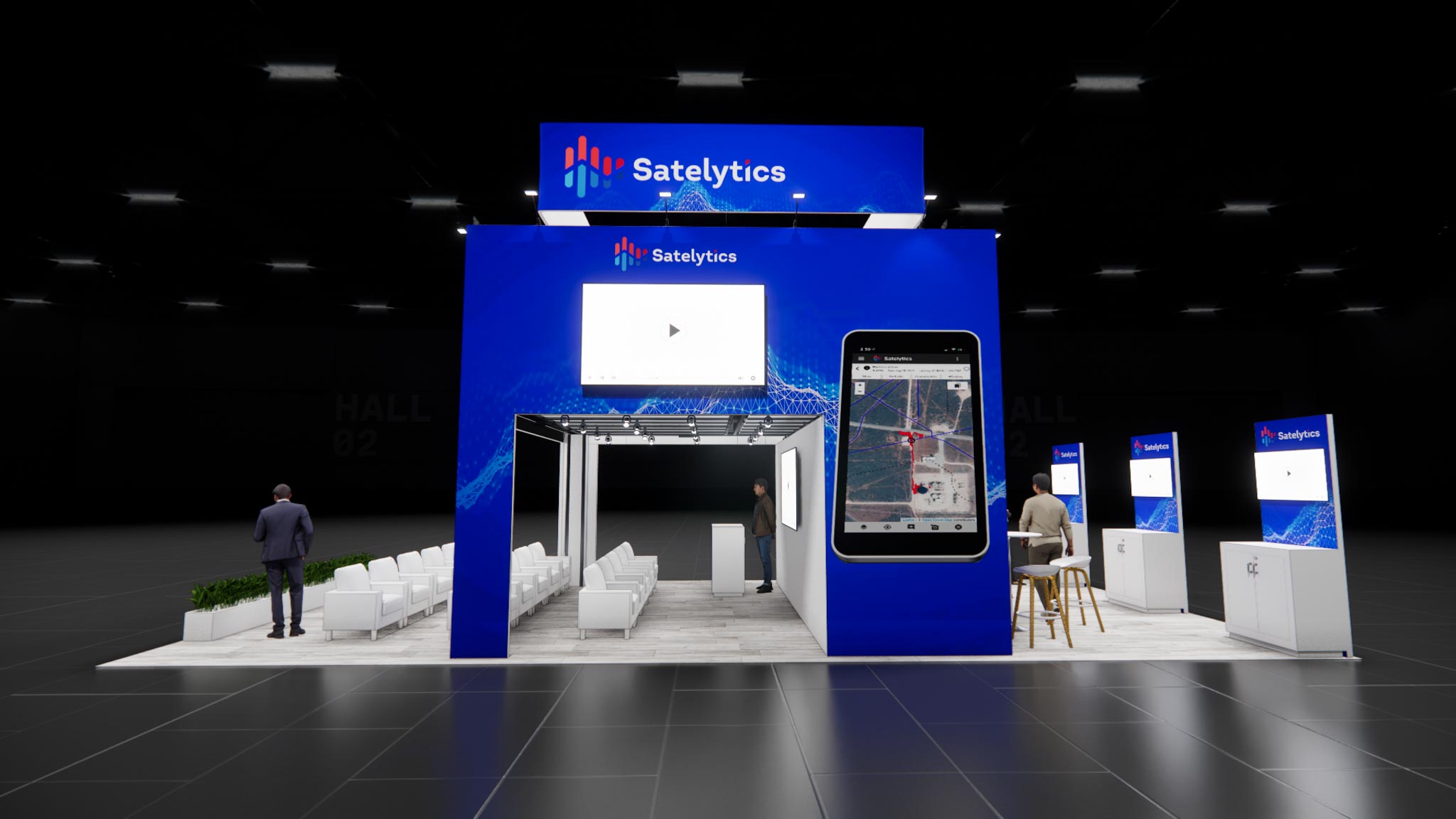 20x40 Double Deck Trade Show Exhibit Rental – Dual-Zone Engagement — 20x40 20x40 Exhibit Rentals exhibit rental in Las Vegas, catalog image 5
