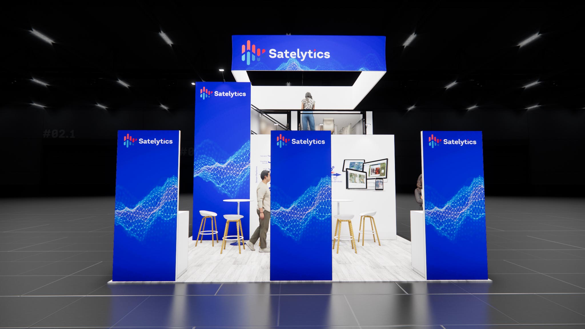 20x40 Double Deck Trade Show Exhibit Rental – Dual-Zone Engagement — 20x40 20x40 Exhibit Rentals exhibit rental in Las Vegas, catalog image 7