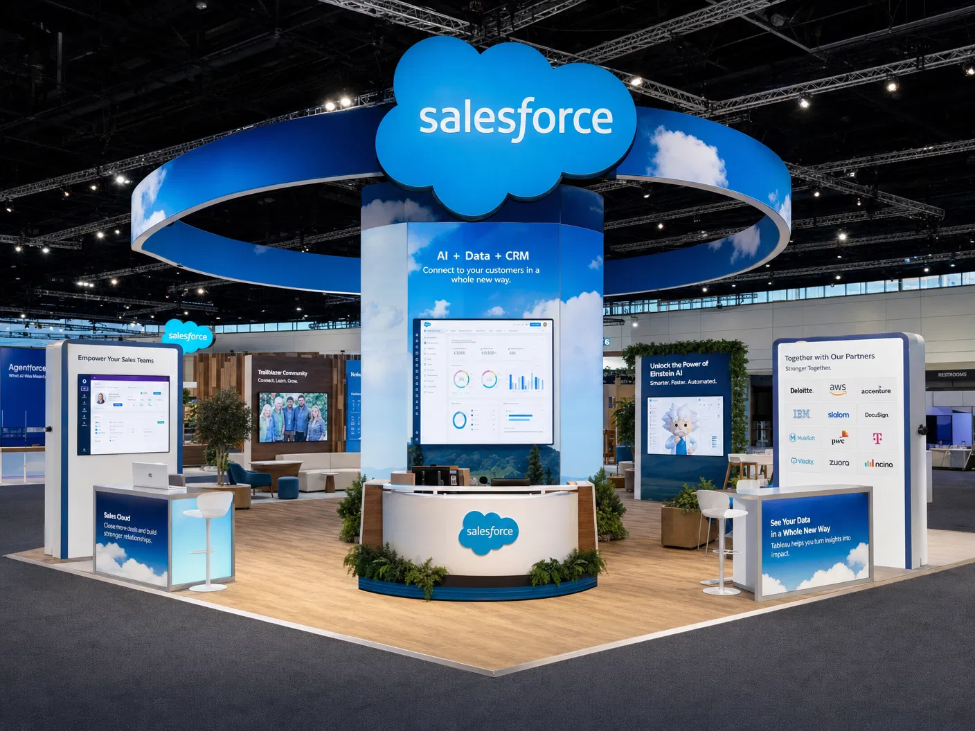 Cloud Computing Conference 30x30 LED Screen Exhibit – Technology Companies — 30x30 LED Exhibits exhibit rental in Las Vegas, primary catalog image