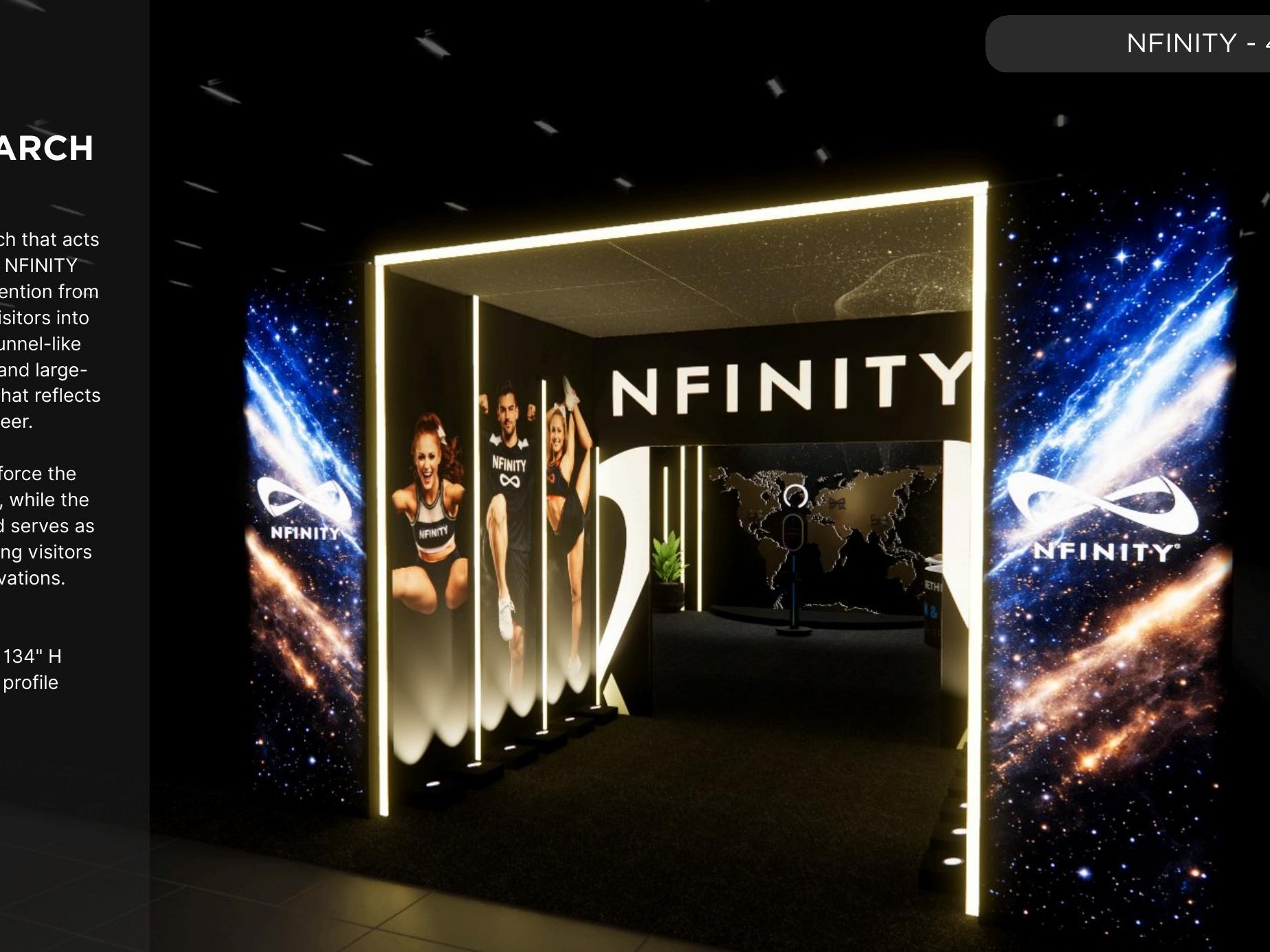 40x80 inline exhibit rental alternate view — Las Vegas by Convention Exhibit Solutions